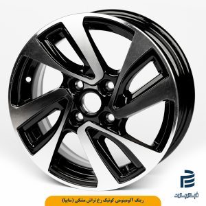 رینگ آلومینیومی کوییک رخ تراش مشکی