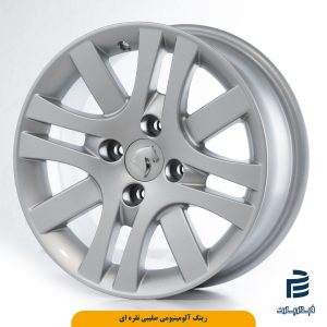 رینگ آلومینیومی صلیبی نقره ای IK041